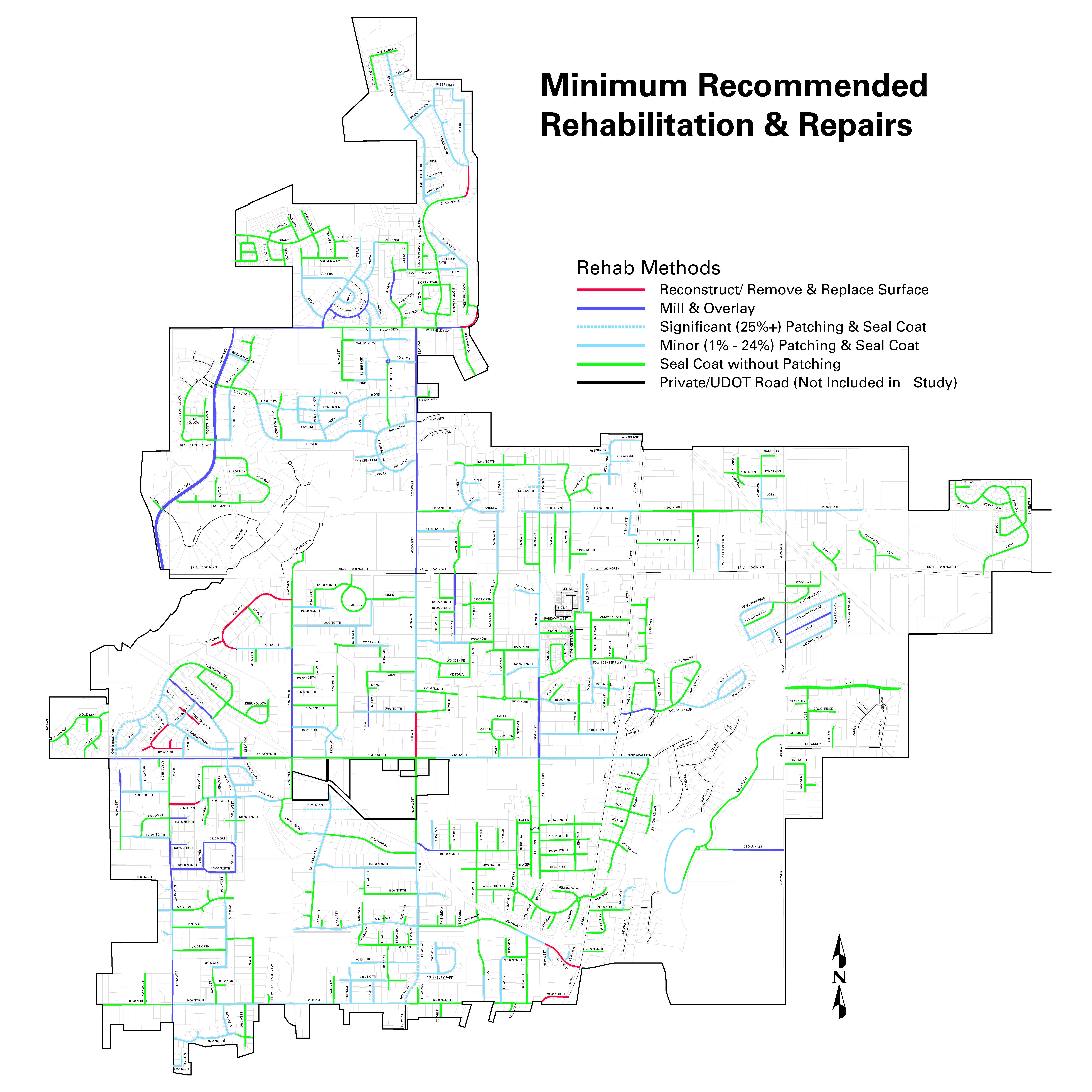 Rehabilitation Repair Map Opens in new window