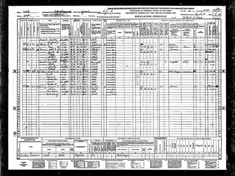 Highland 1940 U.S. Census page 7