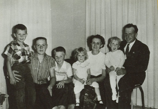 LeGrand and Cora Adamson family