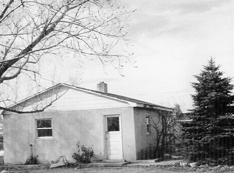 Black and white of Home of Melvin and Vonda Forbush