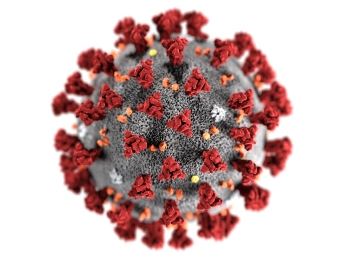 Image of a virus molecule
