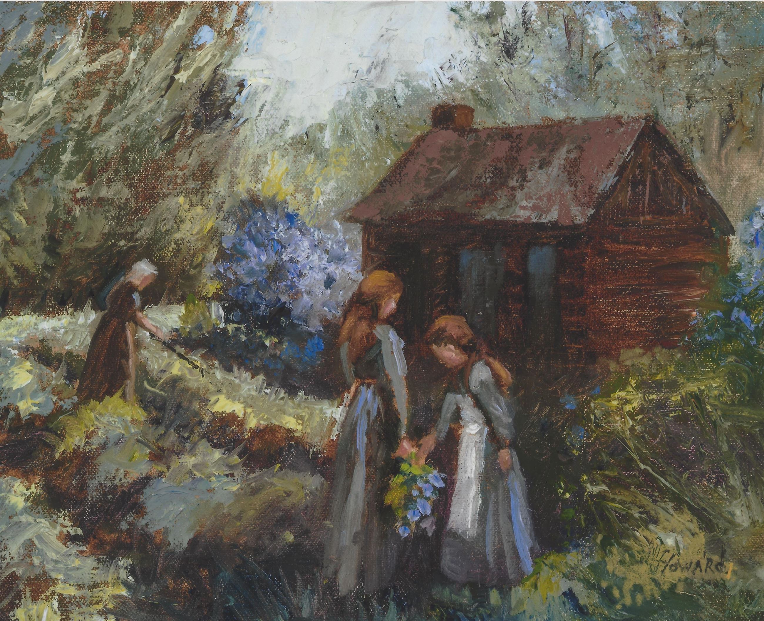 Stice Cabin painting