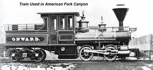 Train used on the American Fork Canyon Railroad 01