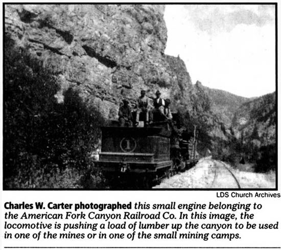 American Fork Canyon Small Rail Road Engine 01