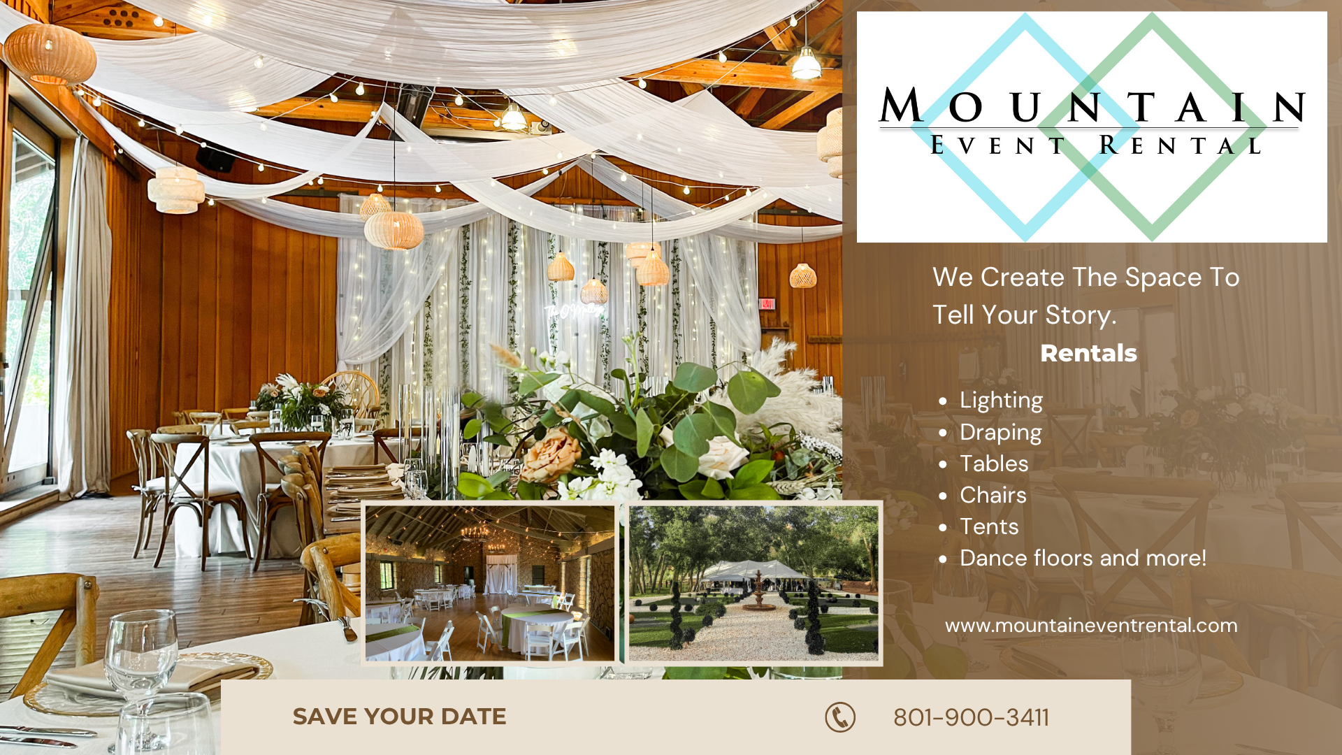 mountain event rental ad